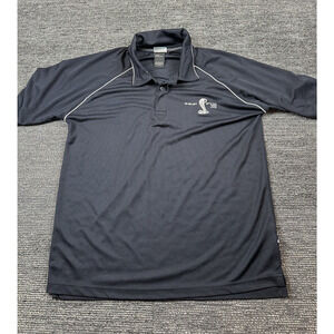 Ford Shelby GT 500 Mustang Polo Shirt Mens Large Navy Blue Official Licensed